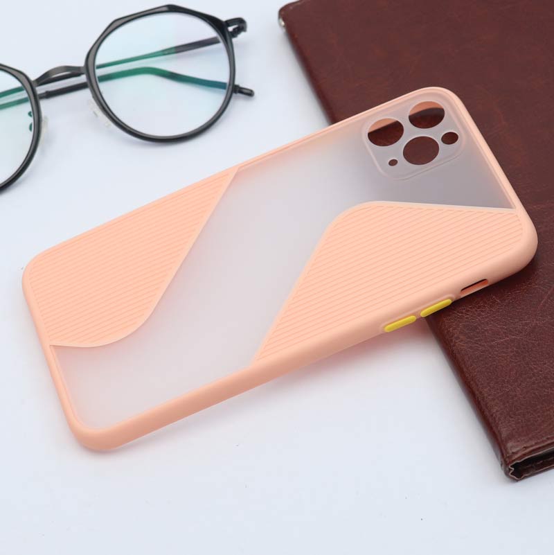 قاب PC آیفون iPhone 11 Pro Max طرح S پشت مات محافظ لنزدار