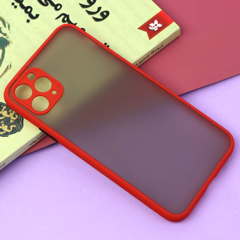 قاب PC مات محافظ لنز دار iPhone 11 Pro Max