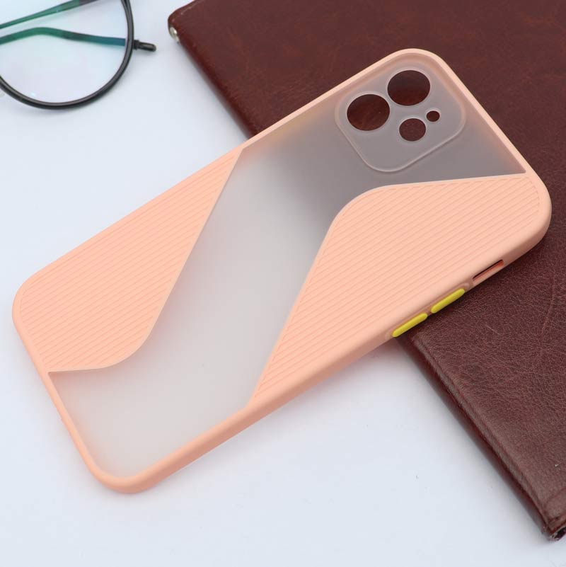 قاب PC آیفون iPhone 12 طرح S پشت مات محافظ لنزدار