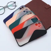 قاب PC آیفون iPhone 12 طرح S پشت مات محافظ لنزدار