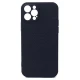 قاب ژله ای آیفون iPhone 12 Pro شطرنجی محافظ لنزدار مشکی