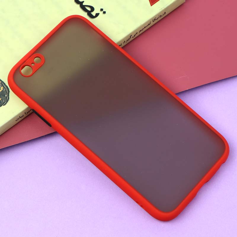 قاب PC مات محافظ لنز دار iPhone 6/6s