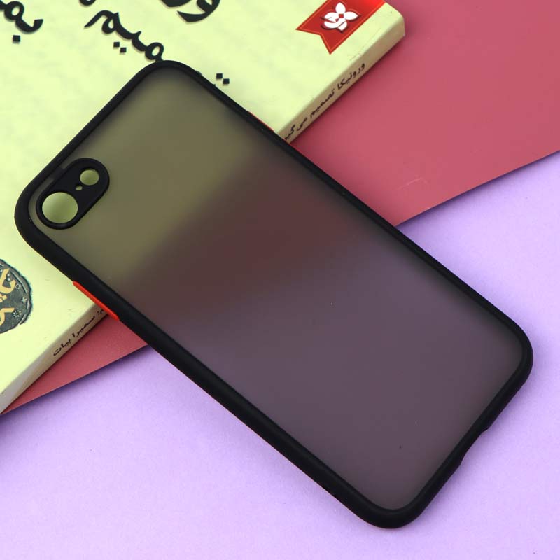 قاب PC مات محافظ لنز دار iPhone 7/8