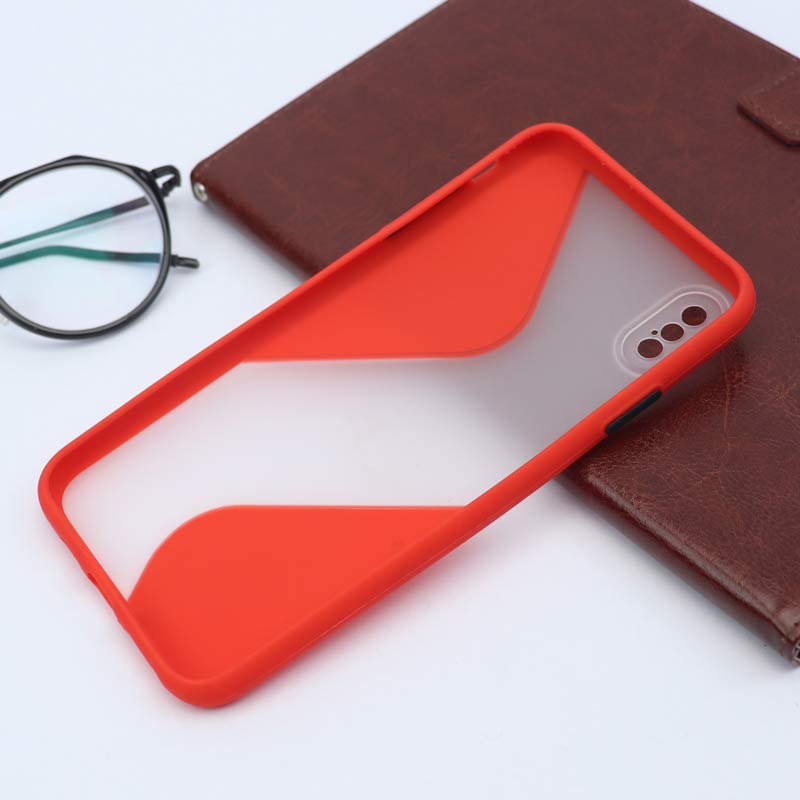 قاب PC مات طرح S محافظ لنز دار iPhone XS Max