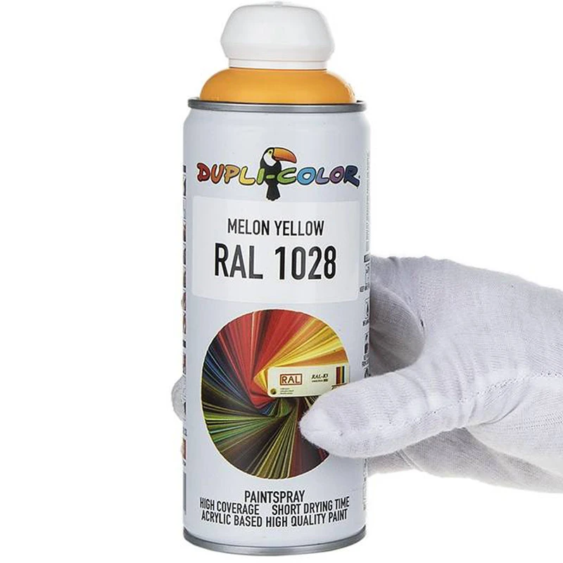اسپری رنگ زرد Dupli-Color RAL 1028 400ml
