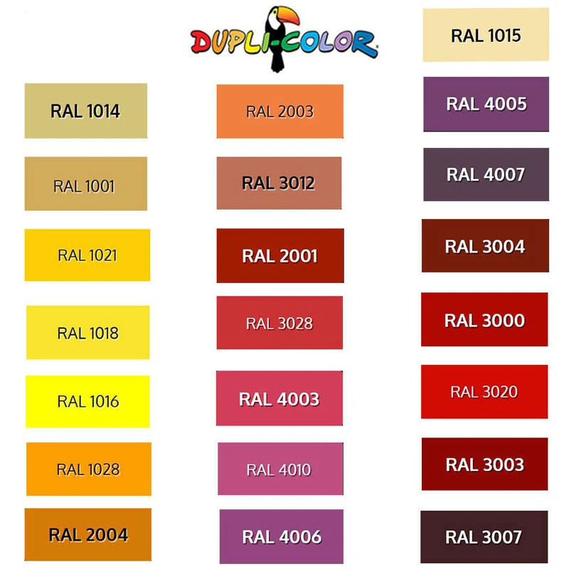 اسپری رنگ زرد Dupli-Color RAL 1028 400ml