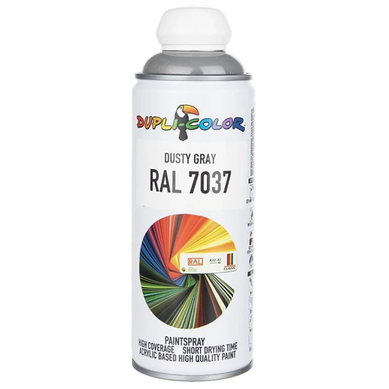 اسپری رنگ خاکستری Dupli-Color RAL 7037 400ml