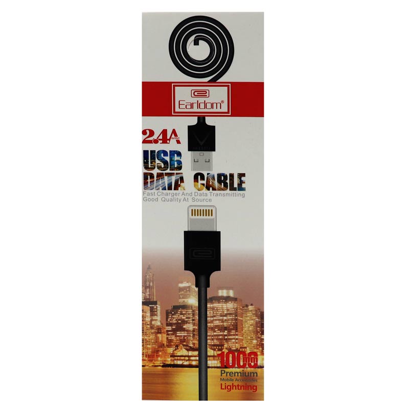 کابل آیفونی Earldom EC-066i 2.4A 1m