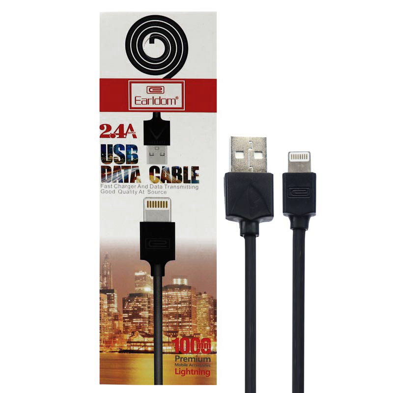 کابل آیفونی Earldom EC-066i 2.4A 1m