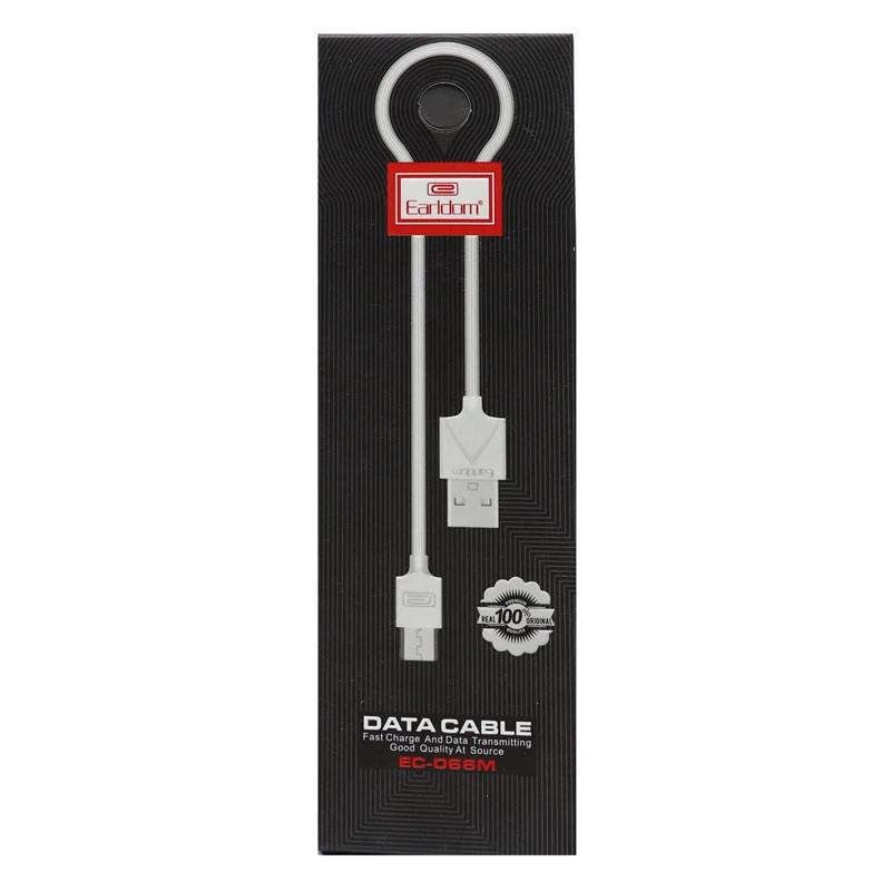 کابل میکرو یو اس بی Earldom EC-066m 2.4A 1m