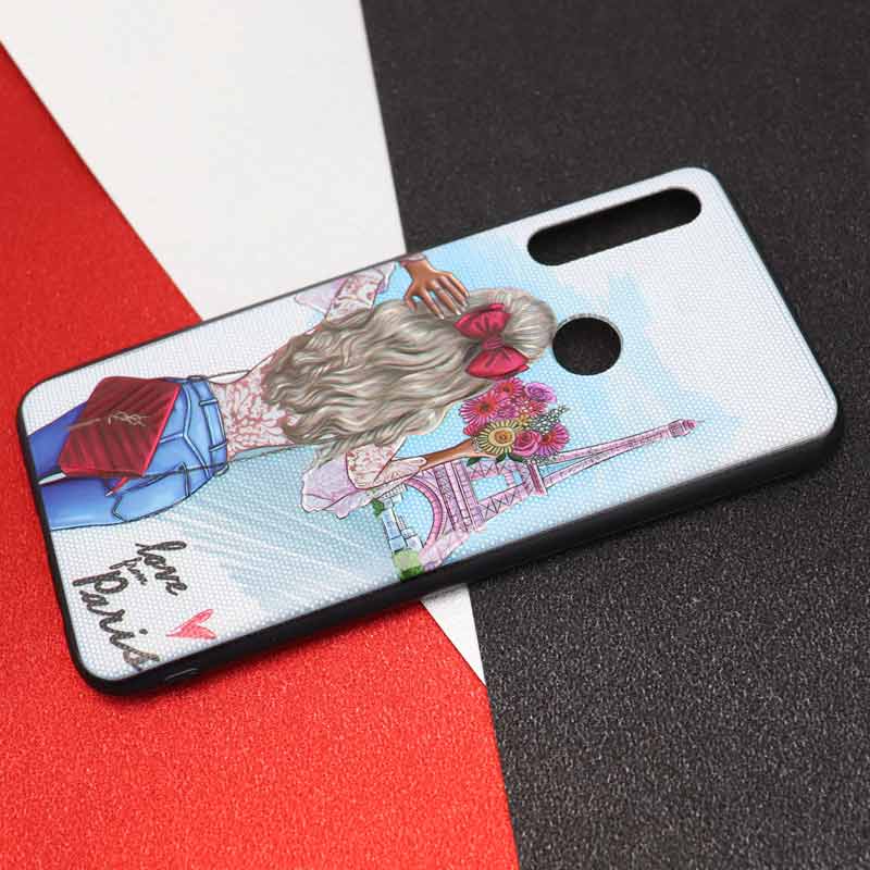 قاب فانتزی برجسته طرح دخترانه هواوی Honor 9X سری H