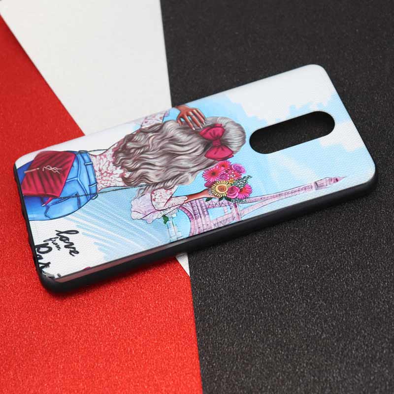 قاب فانتزی برجسته طرح دخترانه شیائومی Redmi 8 سری H