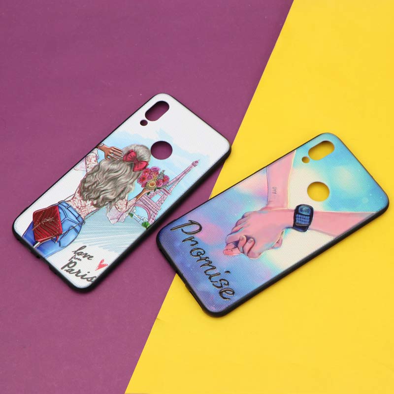 قاب فانتزی برجسته طرح دخترانه شیائومی Redmi Note 7 سری H