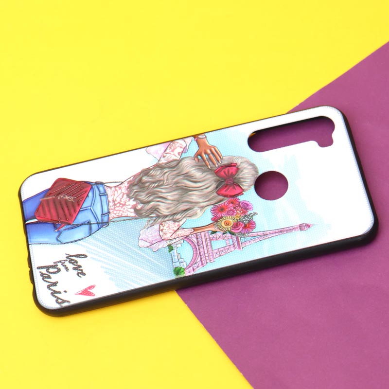 قاب فانتزی برجسته طرح دخترانه شیائومی Redmi Note 8 سری H