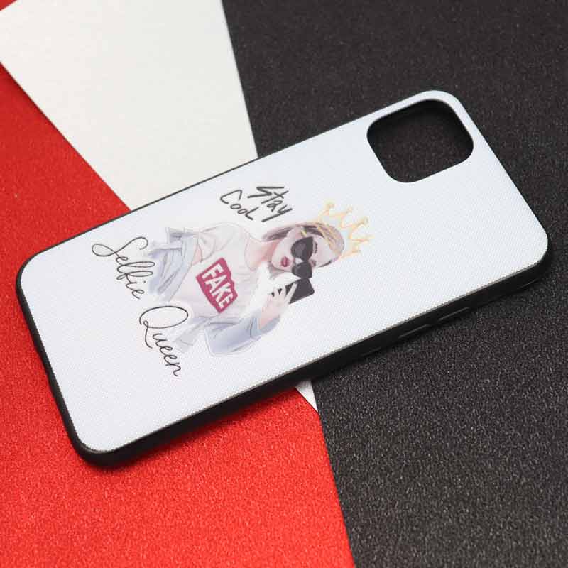 قاب فانتزی برجسته طرح دخترانه آیفون iPhone 11 Pro Max سری H