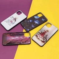 قاب فانتزی برجسته طرح دخترانه آیفون iPhone 11 Pro Max سری H