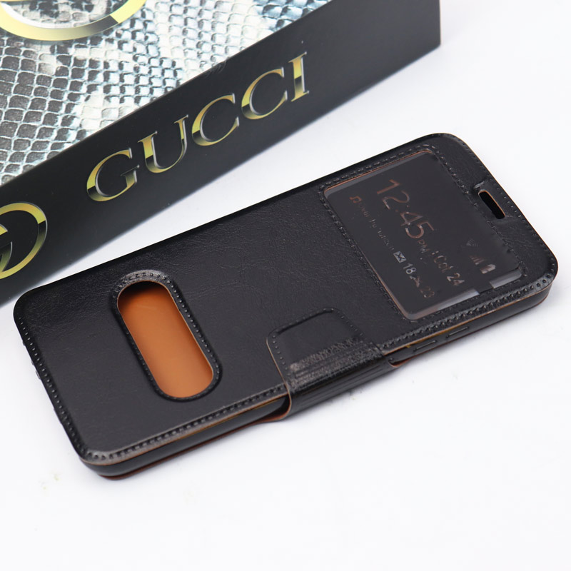 کیف کلاسوری چرمی Huawei Y7p مشکی