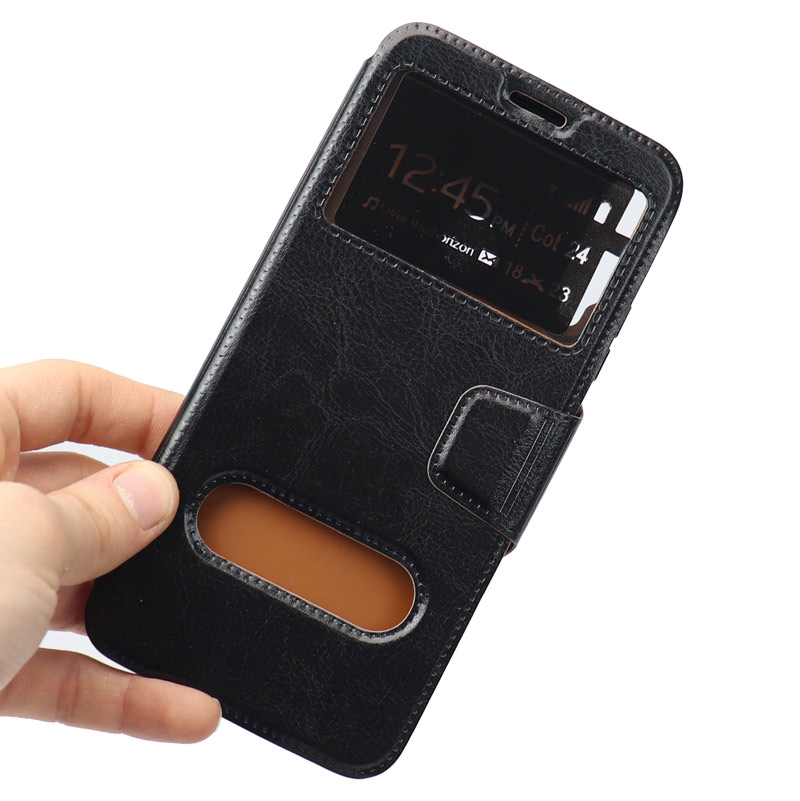 کیف کلاسوری چرمی Huawei Y7p مشکی