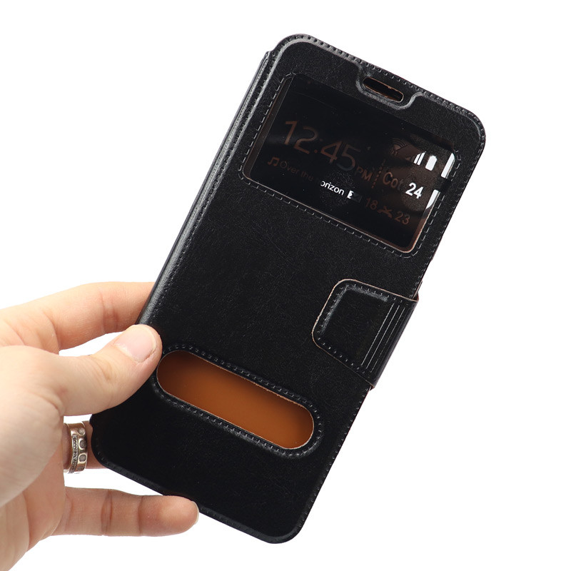 کیف کلاسوری چرمی Samsung A11 مشکی