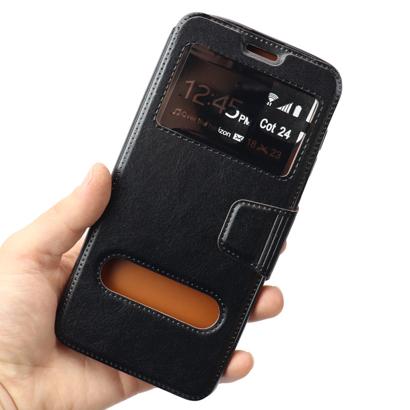 کیف کلاسوری چرمی Samsung A21s مشکی