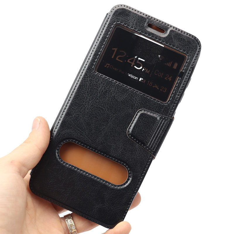 کیف کلاسوری چرمی Xiaomi Redmi Note 9 مشکی