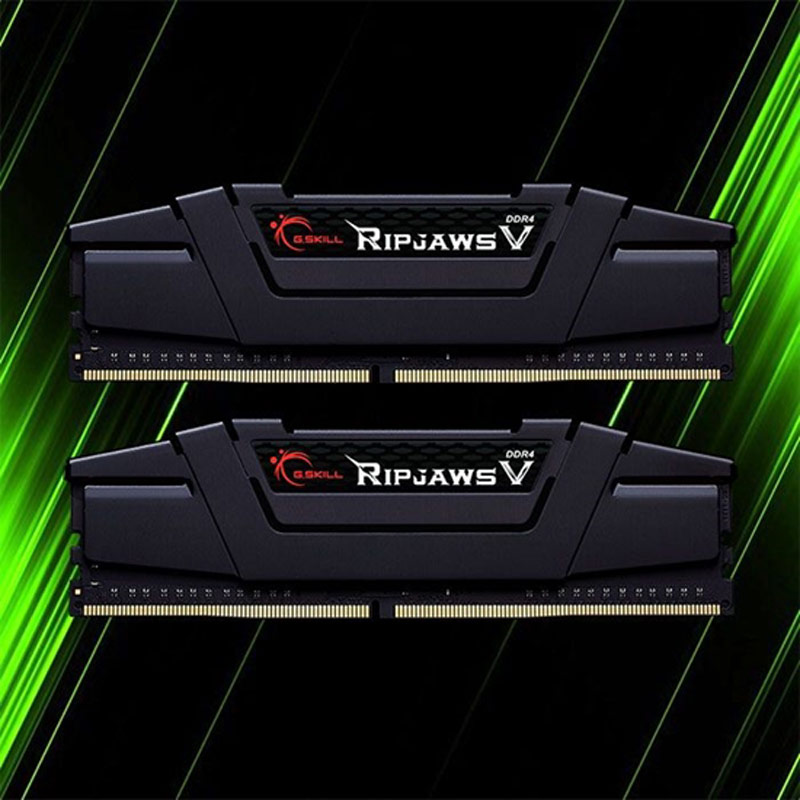 رم کامپیوتر G.SKILL RipjawsV DDR4 32GB 3200MHz CL16 Dual