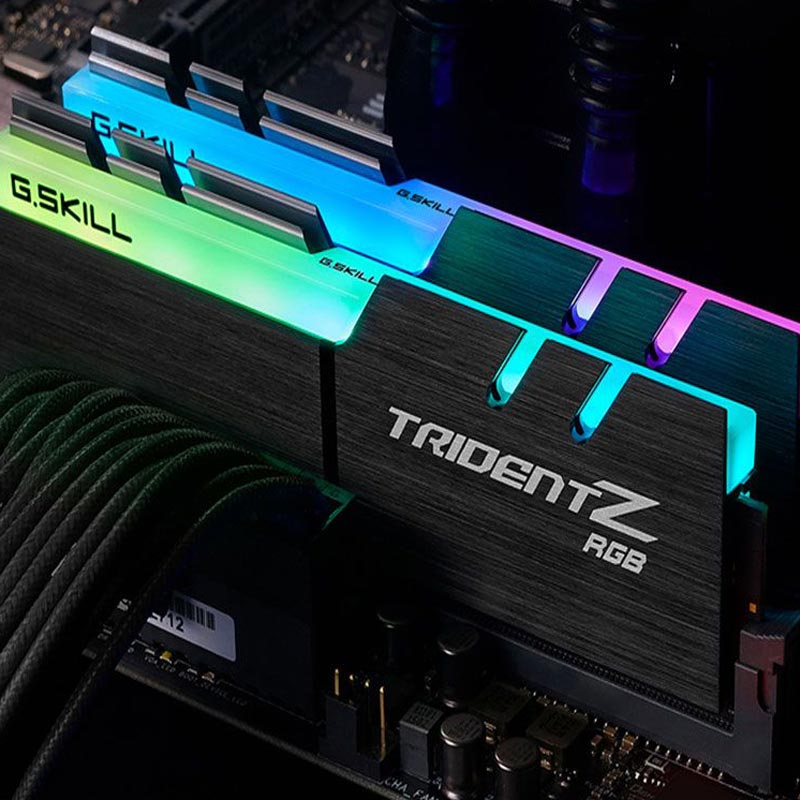 رم کامپیوتر G.SKILL Trident Z DDR4 64GB 3200MHz CL16 Dual