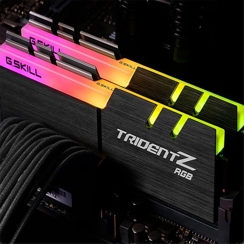 رم کامپیوتر G.SKILL Trident Z DDR4 64GB 3200MHz CL16 Dual