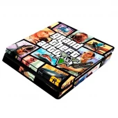 اسکین پلی استیشن 4 اسلیم طرح GTA V Logo