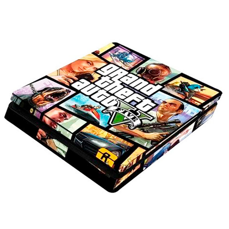 اسکین پلی استیشن 4 اسلیم طرح GTA V Logo