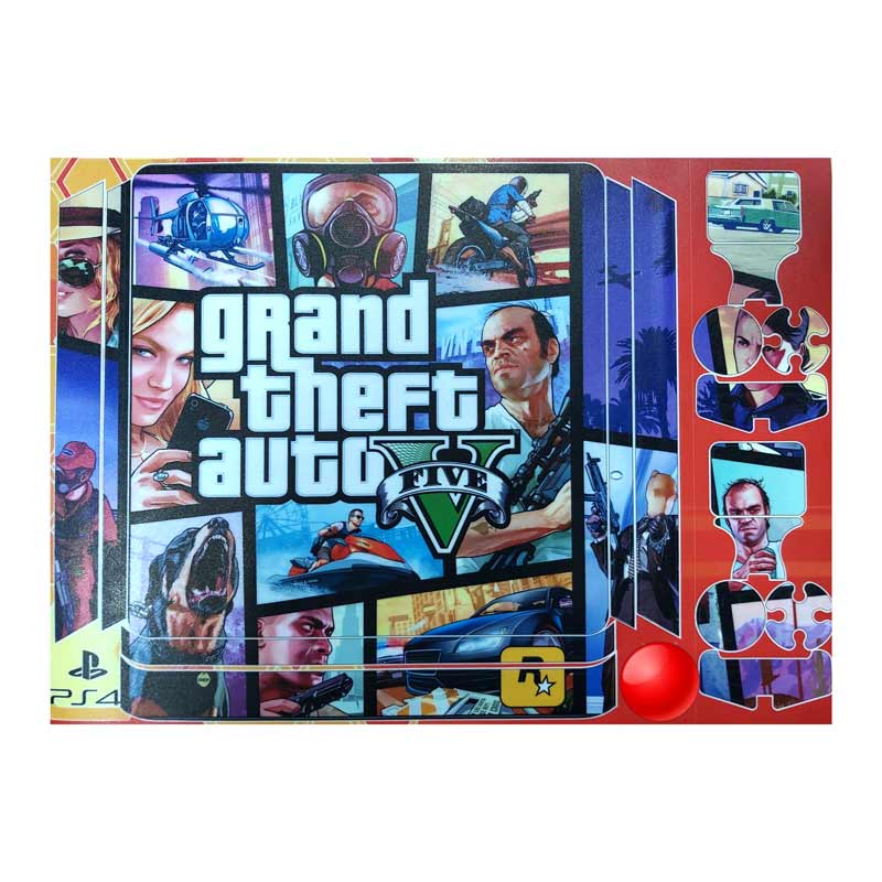 اسکین پلی استیشن 4 اسلیم طرح GTA V Logo