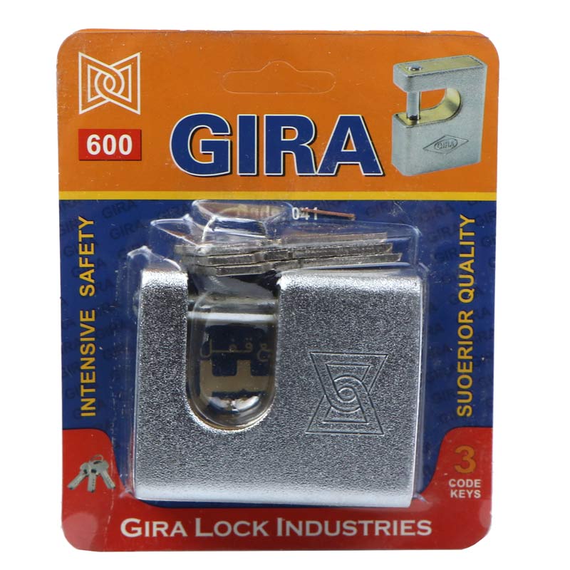 قفل کتابی روکشدار گیرا Gira600 60mm کد 041