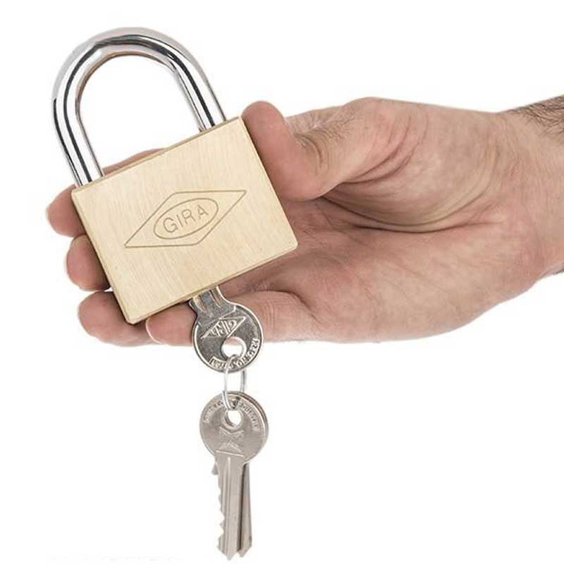 قفل آویز کوتاه گیرا Gira60 60mm کد 005