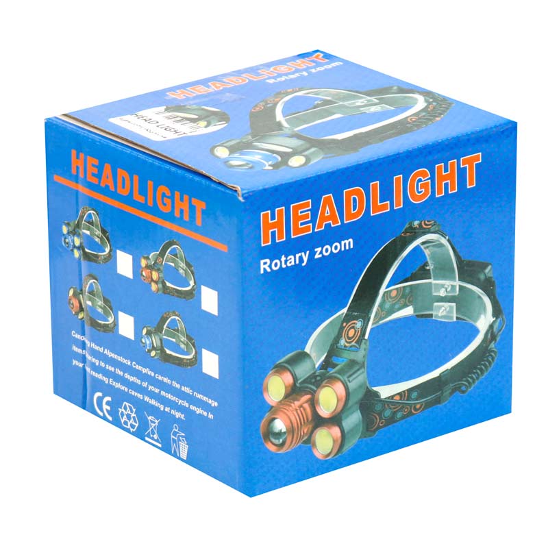 چراغ پیشانی هدلایت شارژی 5 کاره 4 حالته Headlight