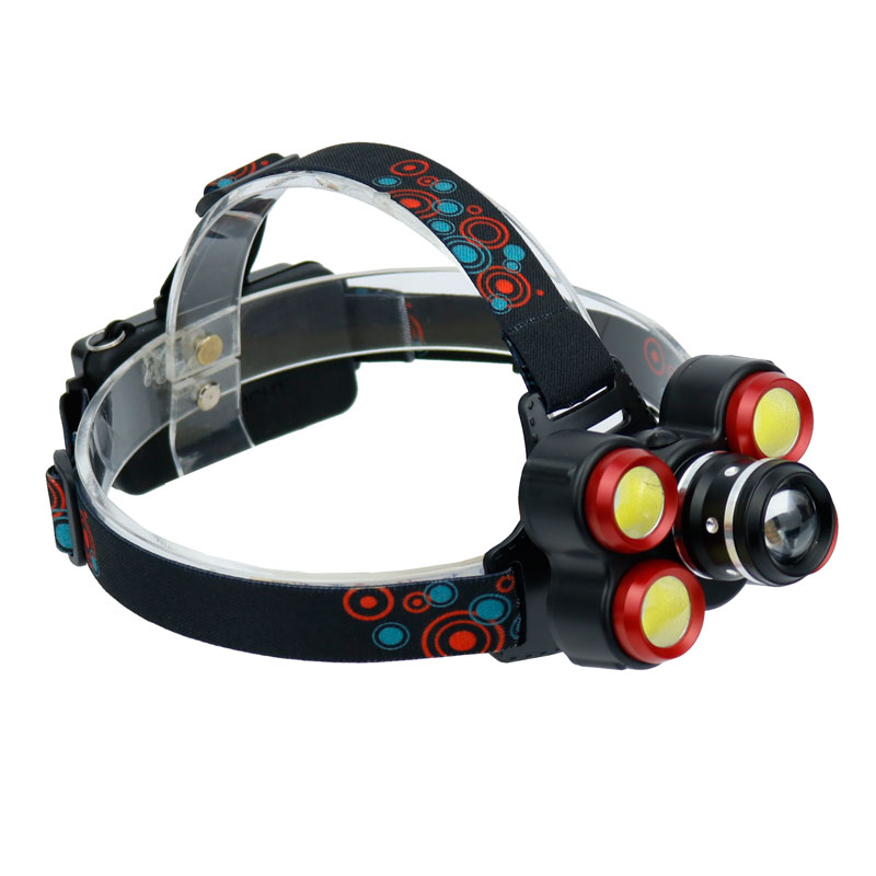 چراغ پیشانی هدلایت شارژی 5 کاره 4 حالته Headlight
