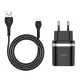 شارژر دیواری فست شارژ Hoco C12Q QC3 18W + کابل microUSB (گارانتی 12 ماهه)