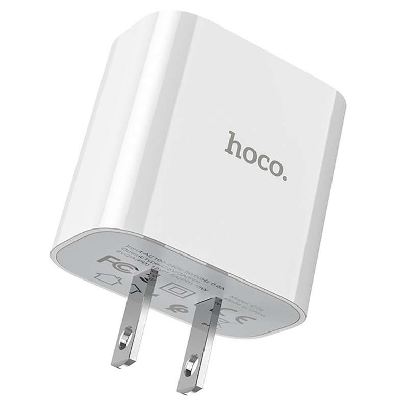 کلگی فست شارژ Hoco C76 PD QC3 18W (گارانتی 12 ماهه)