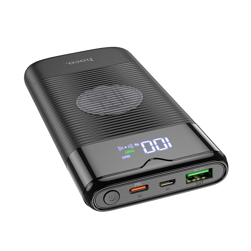 پاور بانک فست شارژ بی سیم 10000 هوکو Hoco J63 QC3