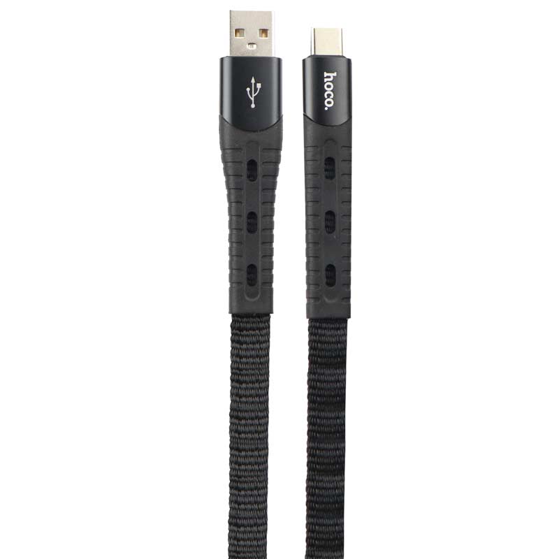 کابل فست شارژ فنری Hoco U78 2.4A 1.2m Type-C (گارانتی 12 ماهه)