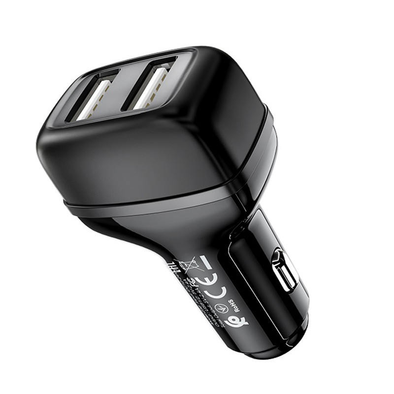 شارژر فندکی Hoco Z36 2.4A + کابل microUSB (گارانتی 12 ماهه)