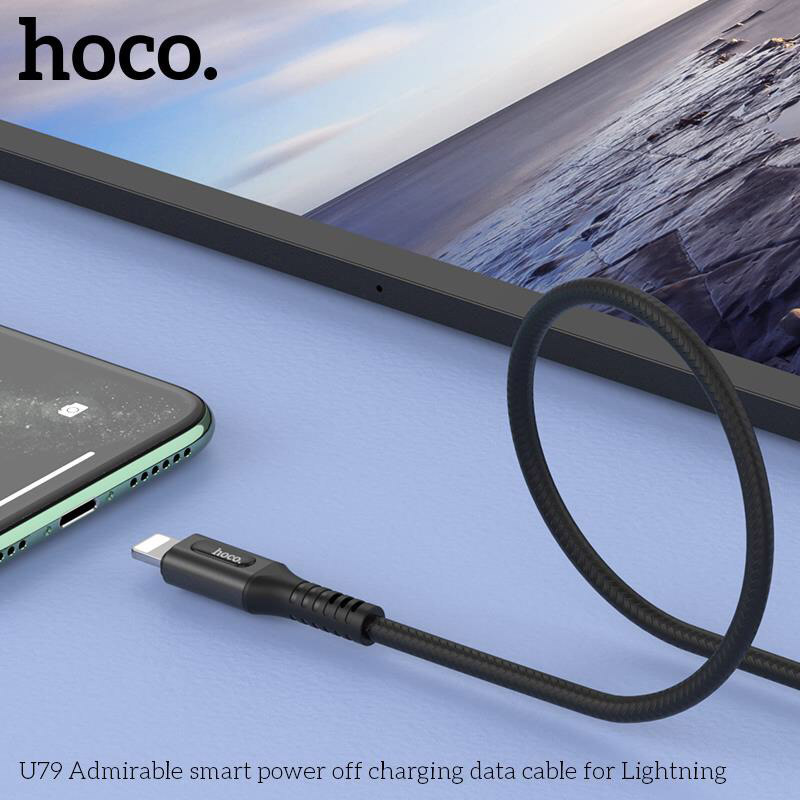 کابل آیفونی Hoco U79 2.4A 1.2m (گارانتی 12 ماهه)
