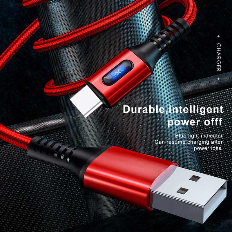 کابل Hoco U79 Type-C 3A 1.2m (گارانتی 12 ماهه)