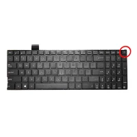 کیبورد لپ تاپ Asus X542 اینتر کوچک به همراه کلید پاور - مشکی