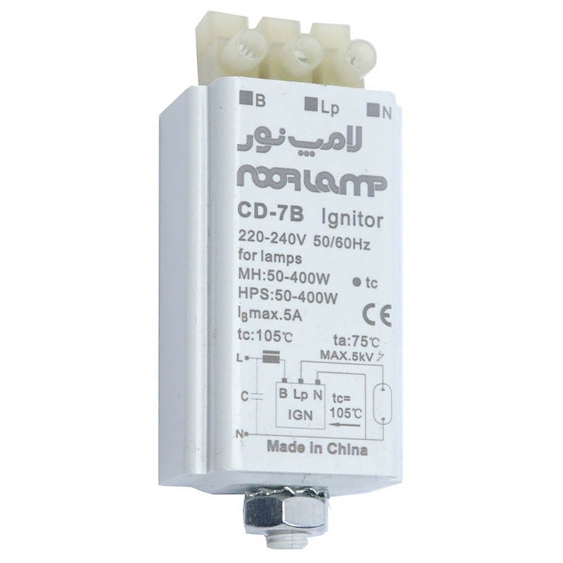 استارتر لامپ نور Lamp Noor CD-7B IGNITOR