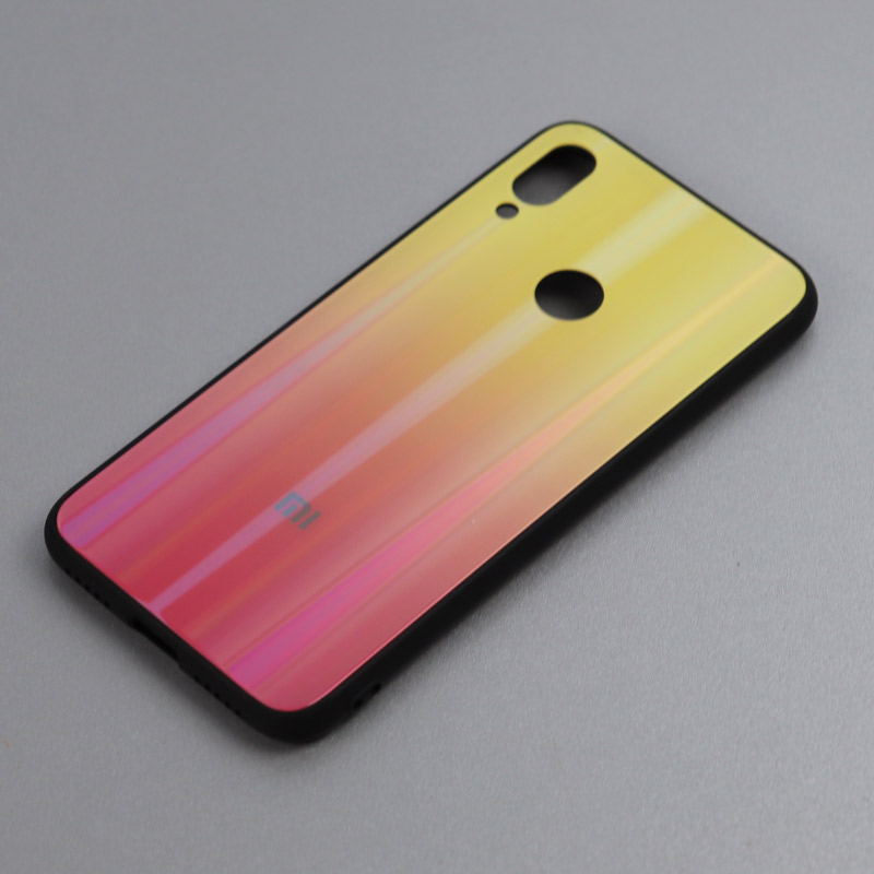 قاب لیزری پشت گلسی Xiaomi Redmi Note 7 کد5 سری B