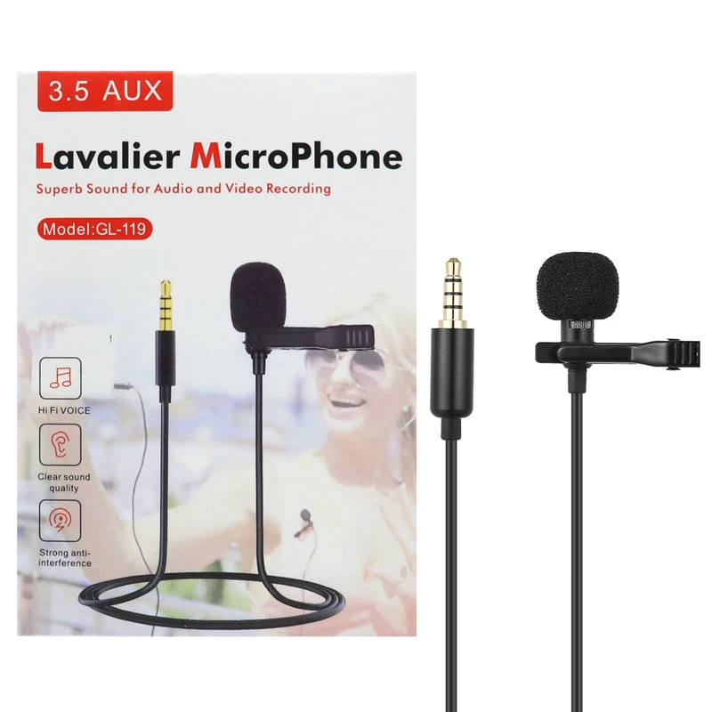 میکروفون یقه ای Lavalier GL-119