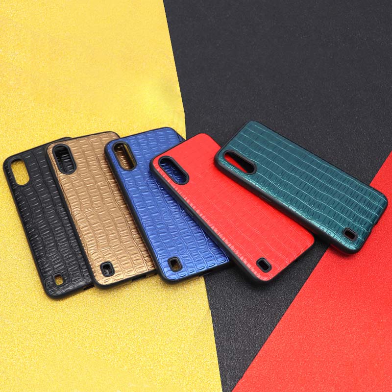 قاب چرمی پوست ماری Samsung A01