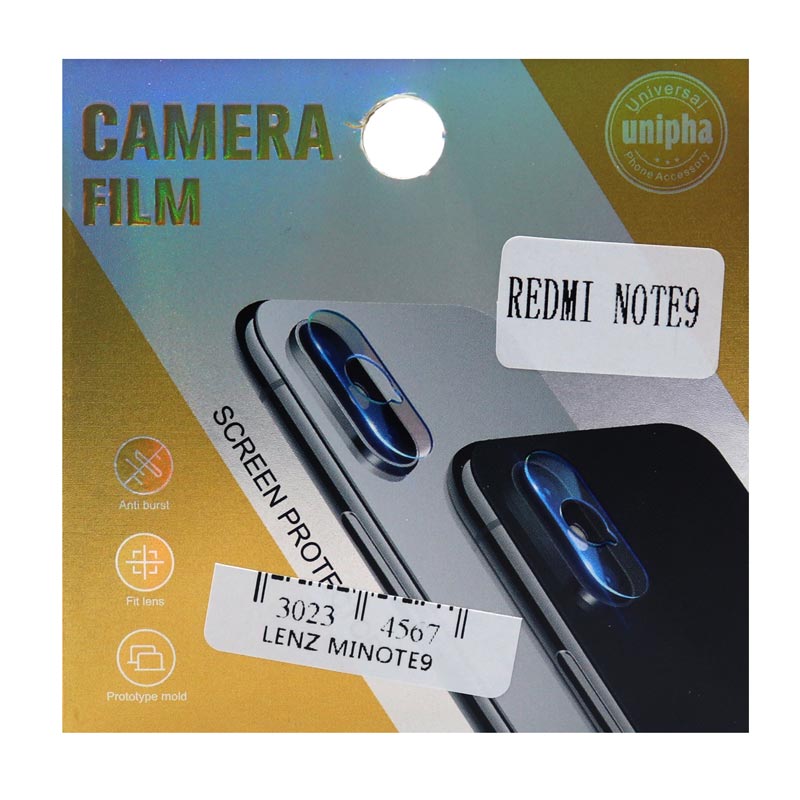 گلس لنز Xiaomi Redmi Note 9