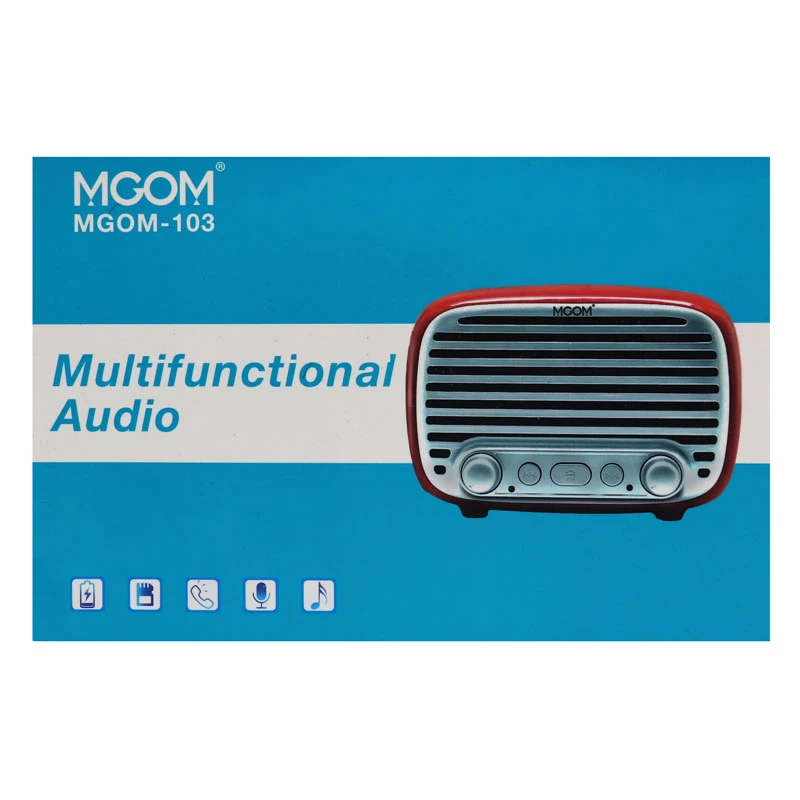 اسپیکر بلوتوثی رم و فلش خور MGOM-103