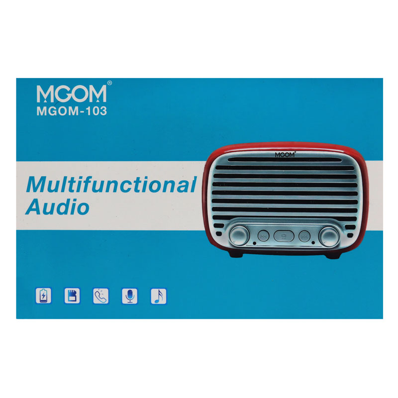 اسپیکر بلوتوثی رم و فلش خور MGOM-103